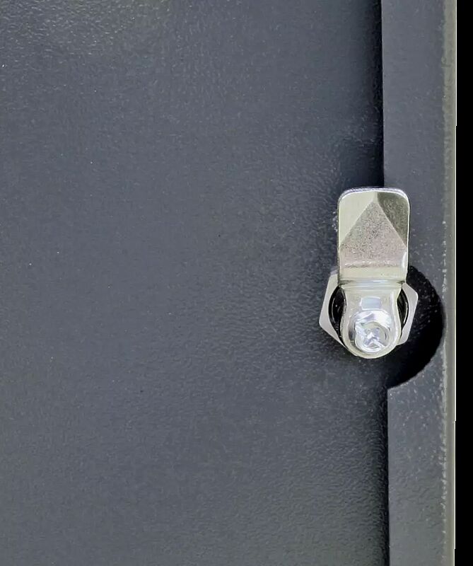 Detail: Verriegelung