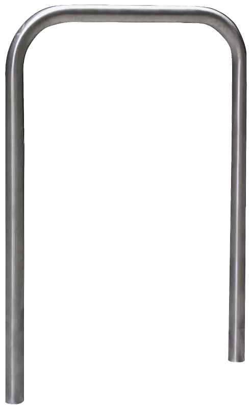Anlehnbügel FLORIDA ohne Quersteg, Breite 700 mm, aus Edelstahl