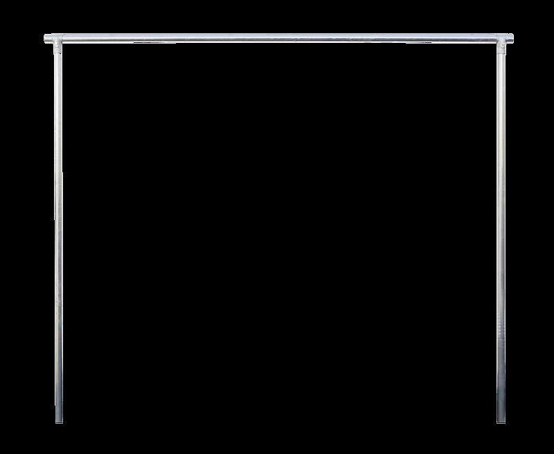 Gerüst mit Teppichklopfstange NAJAK, feuerverzinkt