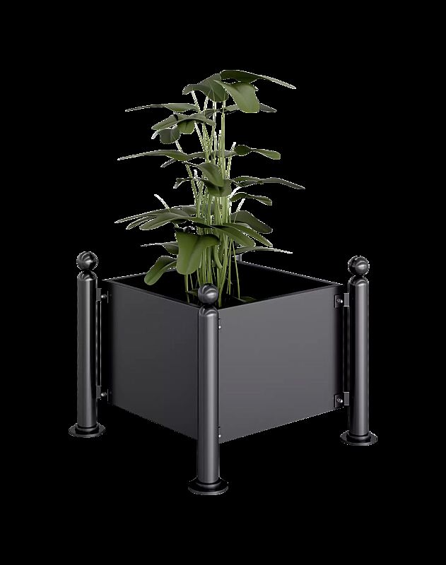 Pflanzbehälter HILSA mit Kugelkopf ohne Diagonalstreben