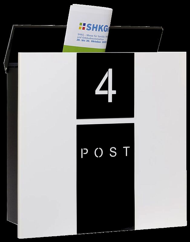 Briefkasten NIMES aus Stahl, pulverbeschichtet