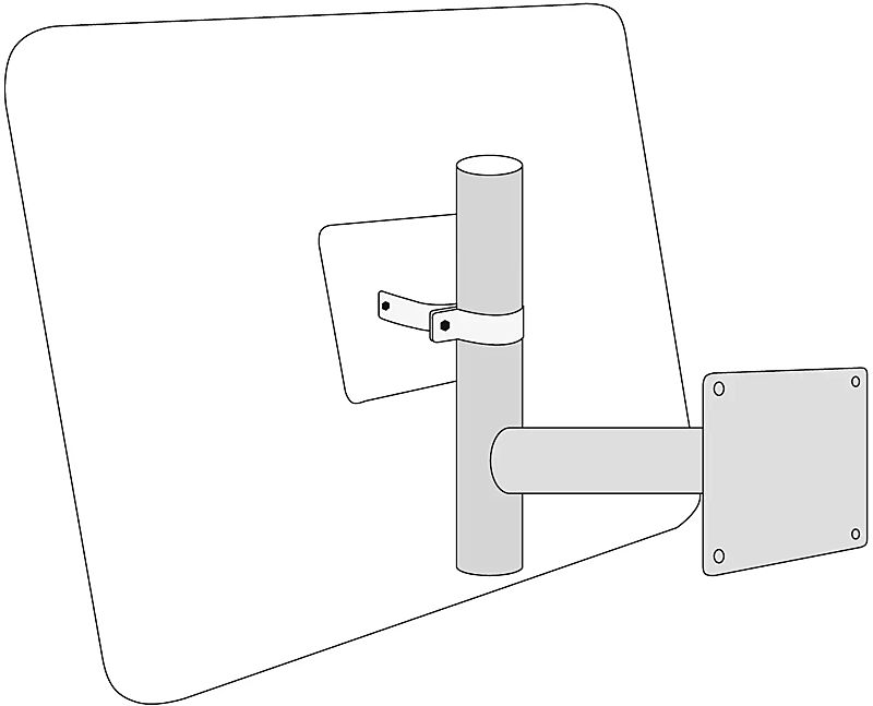Wandarm Höhe 400 mm