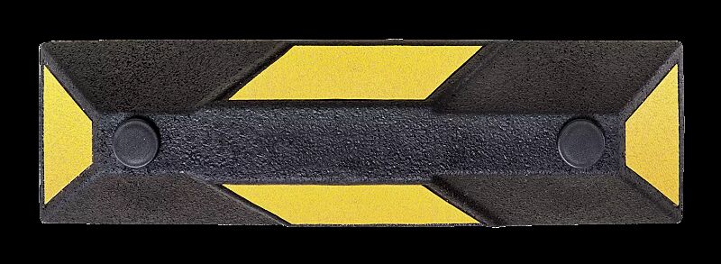 Leitbalken LIMNOS, schwarz mit gelben Reflexstreifen
