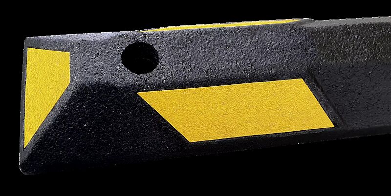 Leitbalken LIMNOS, schwarz mit gelben Reflexstreifen