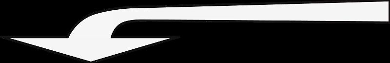 Thermoplastische Fahrbahnmarkierung Symbol: Abbiegepfeil links