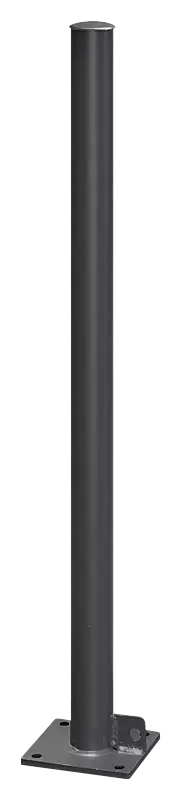 Geländersystem RUGEN Standrohr, zum Aufdübeln, pulverbeschichtet in DB 703 eisenglimmer