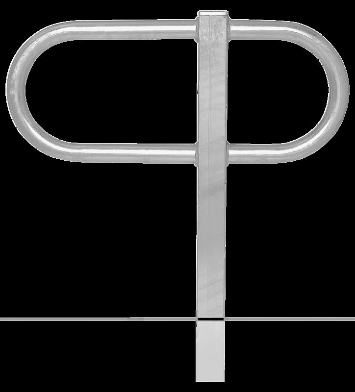 Anlehnbügel HIMOS zum Einbetonieren, feuerverzinkt