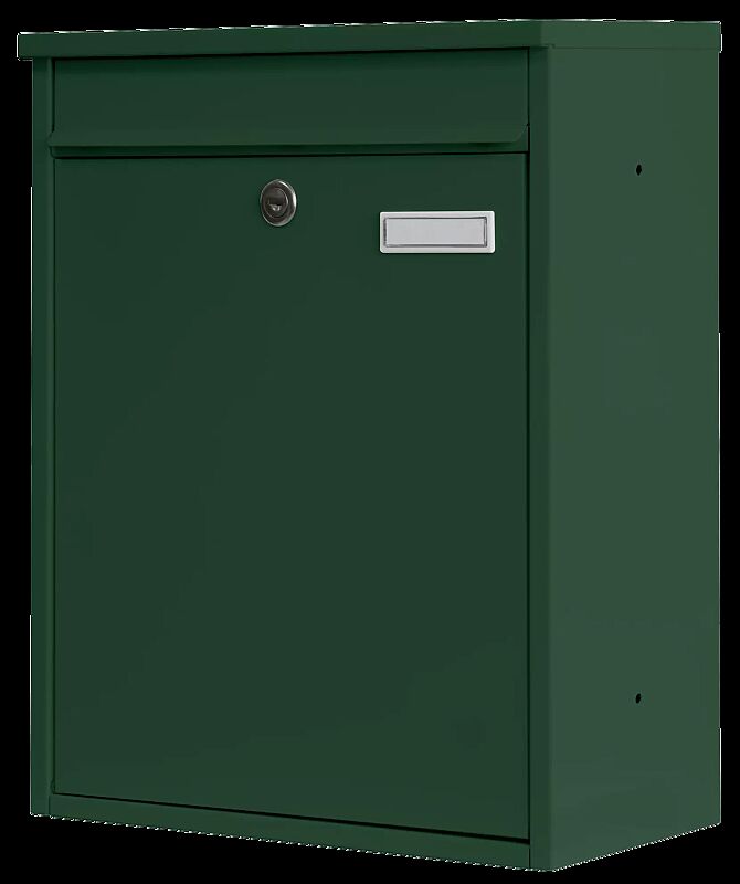 Großraumbriefkasten BLOIS Modell 2, in RAL 6005 moosgrün