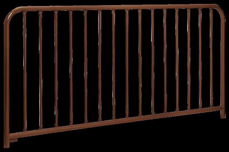 Gittergeländer DOMME in Rost-corten-Optik