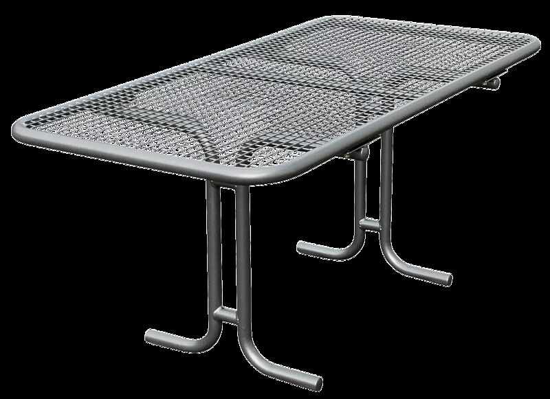 Tisch RIMINI zum Einbetonieren, in DB 703 eisenglimmer