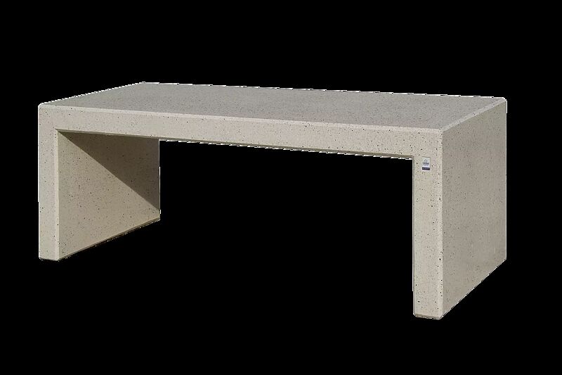 Tisch ANDROMEDA, rekonstruiertem Naturstein (poliert) in weiß - 24