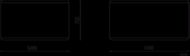 Pflanzbehälter RECTANGULAR aus Beton
