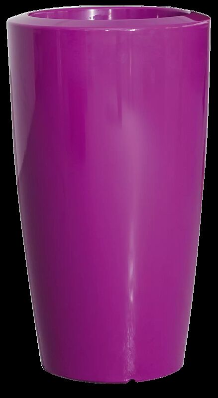 Pflanzbehälter UNA in berry ähnlich RAL 4006