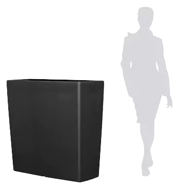 Pflanzbehälter TURA in anthrazitgrau ähnlich RAL 7016