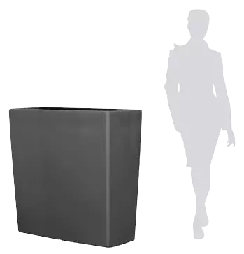 Pflanzbehälter TURA in anthrazitgrau ähnlich RAL 7016