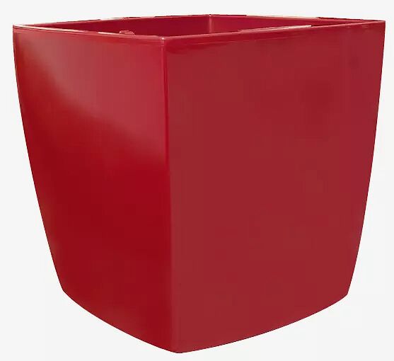 Pflanzbehälter DELHI in rubinrot ähnlich RAL 3003