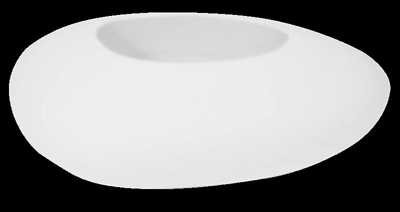 Pflanzbehälter MALUR-LIGHT, Höhe 390 mm, transluzent beleuchtet