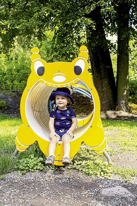 Spieltunnel ROSALIE in RAL 1023 verkehrsgelb