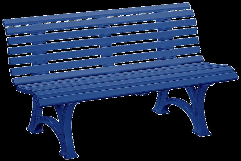 Sitzbank RIETI in blau, Breite 1500 mm