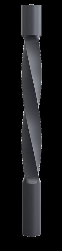 Poller STRIUM VARIO in RAL 7024 graphitgrau