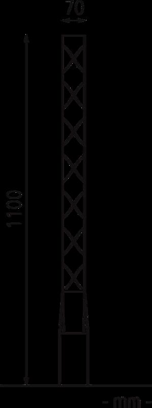 Poller STRIUM QUADRO zum Aufdübeln