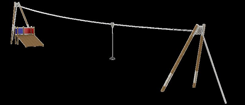 Seilbahn JESSE mit breiter Startplattform