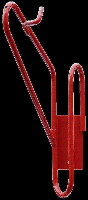 Hängeparker SPARTA, 70° rechts, in RAL 3020 vekehrsrot