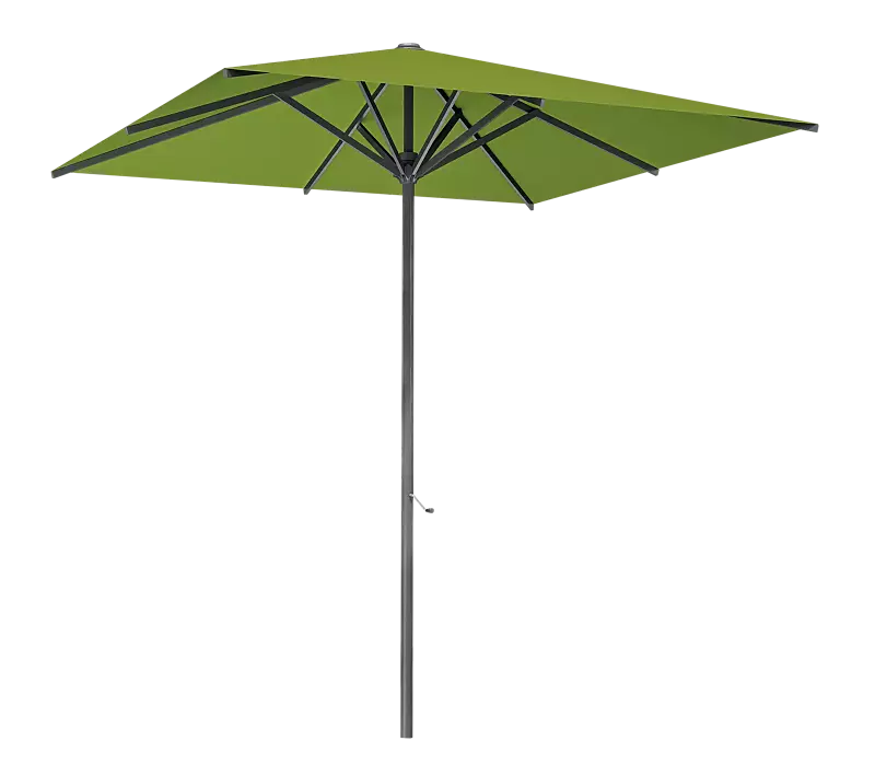 Mittelmastschirm SAMARA, Aluminiumkonstruktion in RAL 7016 anthrazitgrau