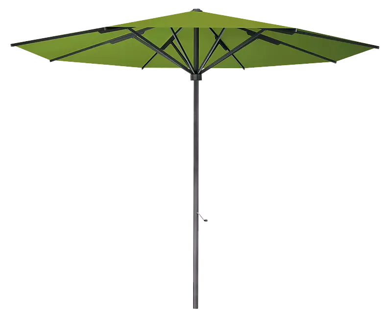 Mittelmastschirm SAMARA, Aluminiumkonstruktion in RAL 7016 anthrazitgrau