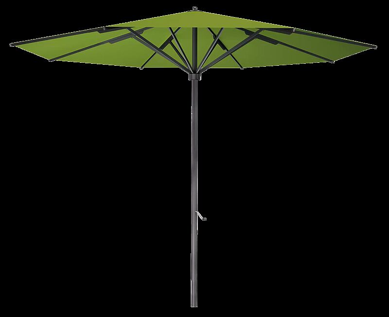 Mittelmastschirm BIG BEN, Aluminiumkonstruktion in RAL 7016 anthrazitgrau