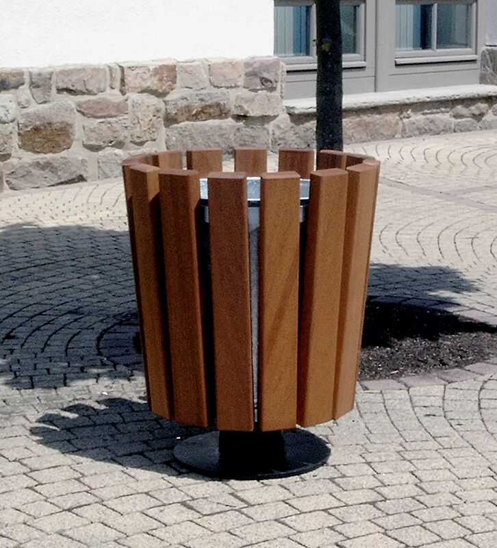 Abfallbehälter DORSET, zum freien Aufstellen