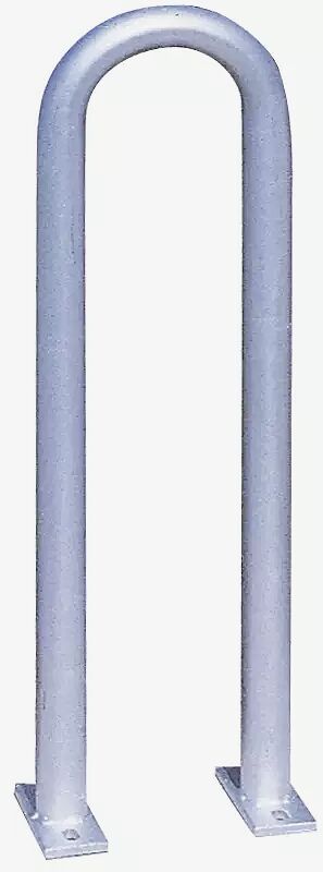Anlehnbügel MONTANA ohne Querholm, zum Aufdübeln, feuerverzinkt