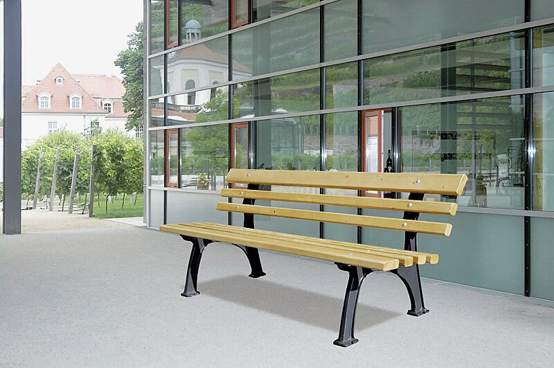 Sitzbank MESSINA mit Fichtenholzbelattung