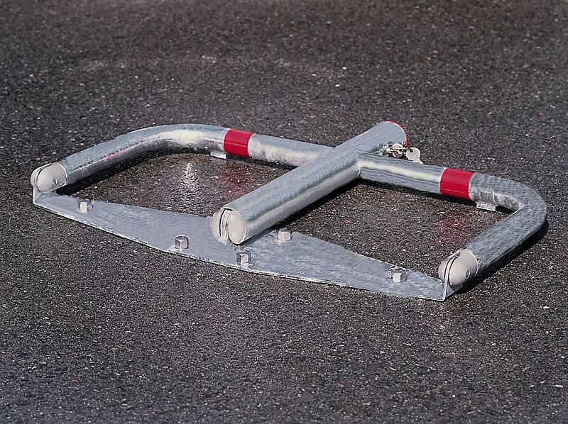 Parkbügel TELDE aus Stahlrohr, feuerverzinkt