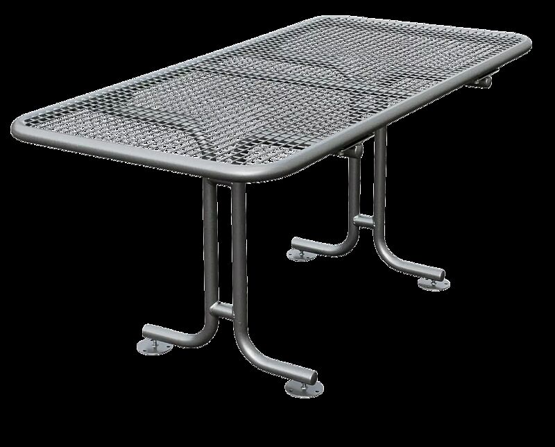 Tisch RIMINI zum Aufdübeln, in DB 703 eisenglimmer