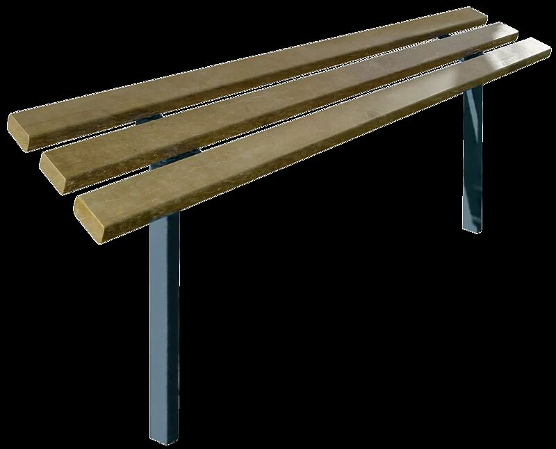 Anlehnbank SMOKY zum Aufdübeln bei -200 mm