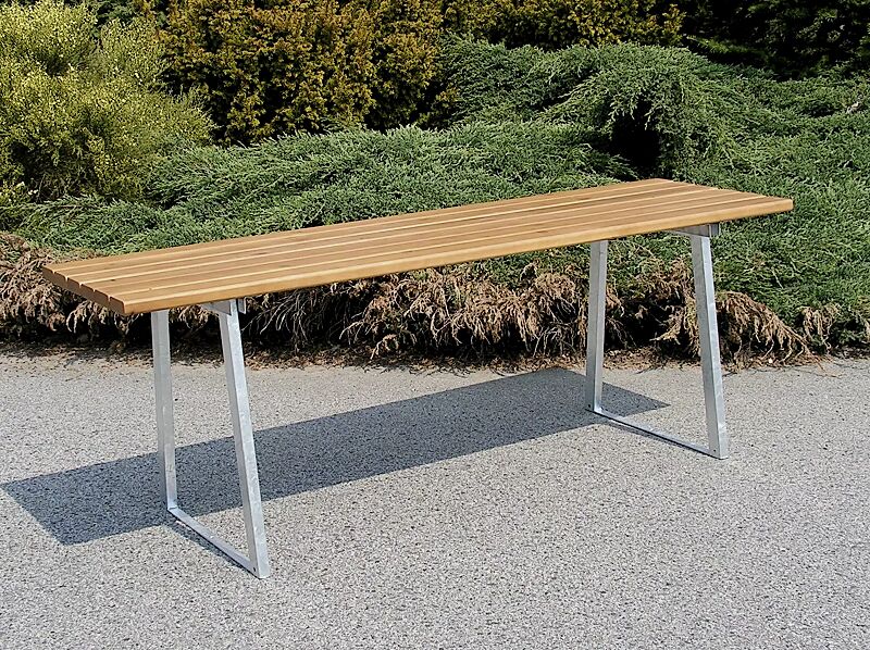 Tisch TURIN, mit Fichtenholzbelattung