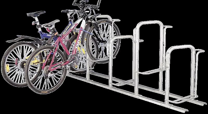 Reihenparker MISSOURI einseitig 90°, tief / hoch, zum Aufdübeln bei +/- 0 mm, feuerverzinkt