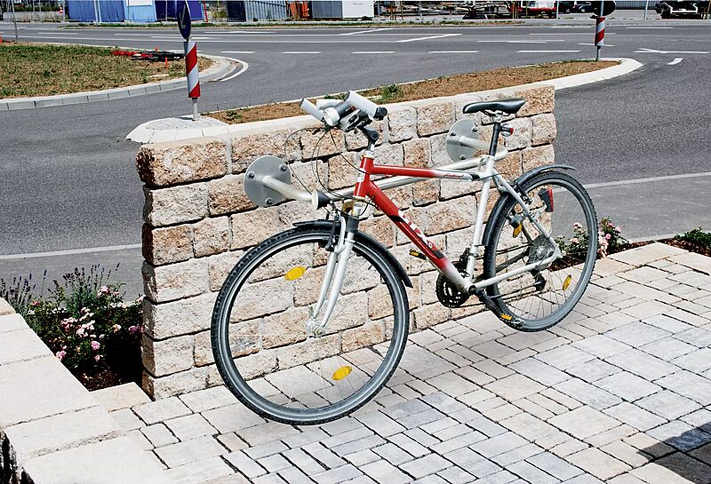 Wandanlehnbügel JEFFERSON, Einzelbügel, Edelstahl