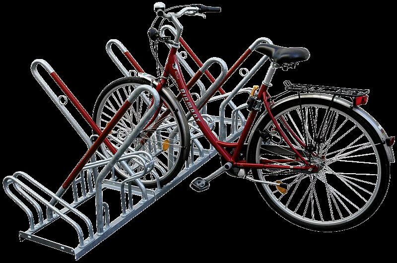 Fahrradständer NEW York doppelseitig, 6 Stellplätze, 6 Anlehnbügel