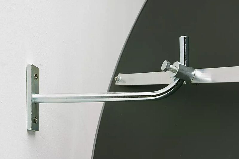 verlängerter Wandarm Wandabstand normal ca. 250 mm, mit Wandarm ca. 550 mm