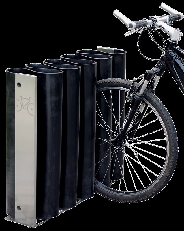 Fahrradständer MEANDRE, Edelstahl