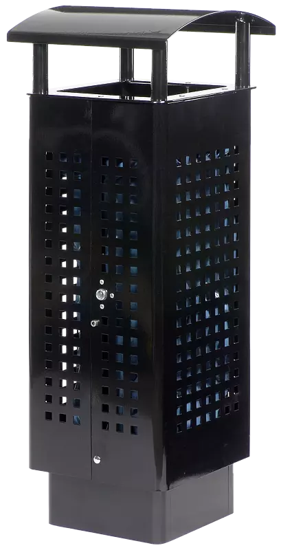 Abfallbehälter SANTIAGO, in schwarz matt