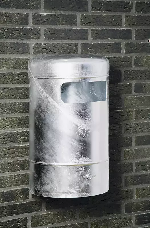 Abfallbehälter MOGALE, feuerverzinkt