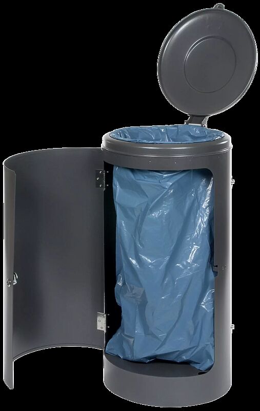 zum Entleeren geöffnet