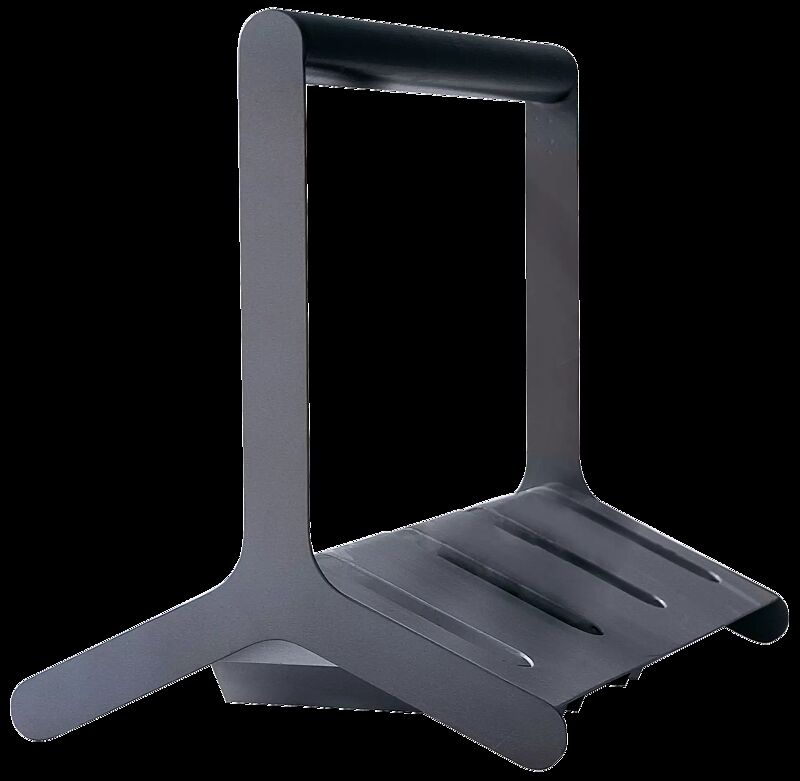 Fahrradständer VELO mit Griffstange, doppelseitig, 4 Stellplätze, in DB 703 eisenglimmer