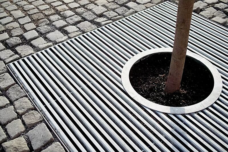 Baumschutzrost ARBOTTURA, quadratisch, ohne Baumschutzgitter