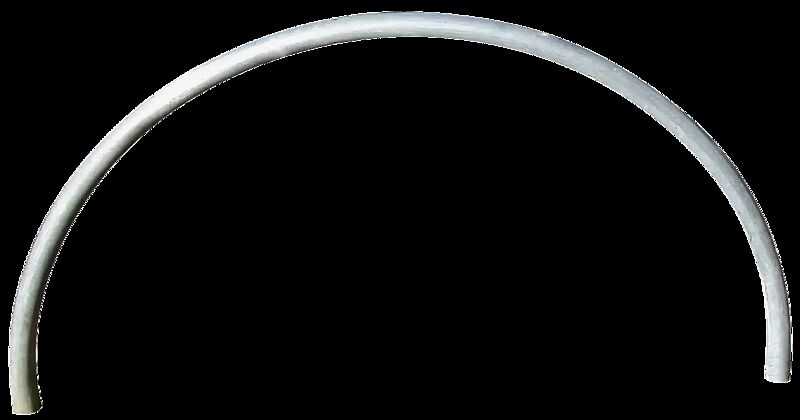 Anlehnbügel RADIUS zum Einbetonieren, feuerverzinkt