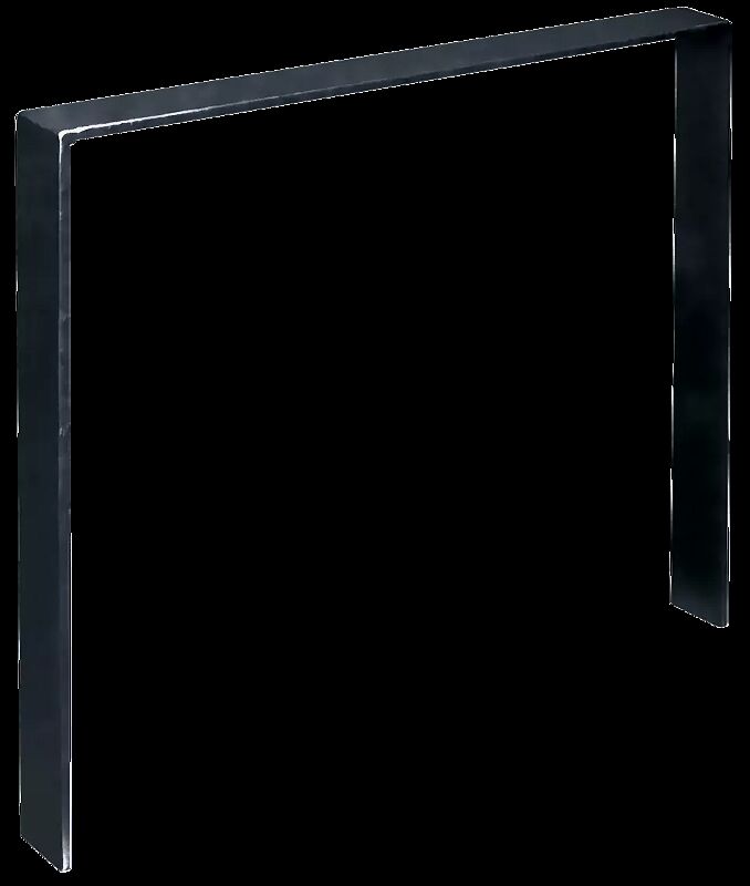 Anlehnbügel UTAH ohne Quersteg, zum Einbetonieren, in RAL 7016 anthrazitgrau