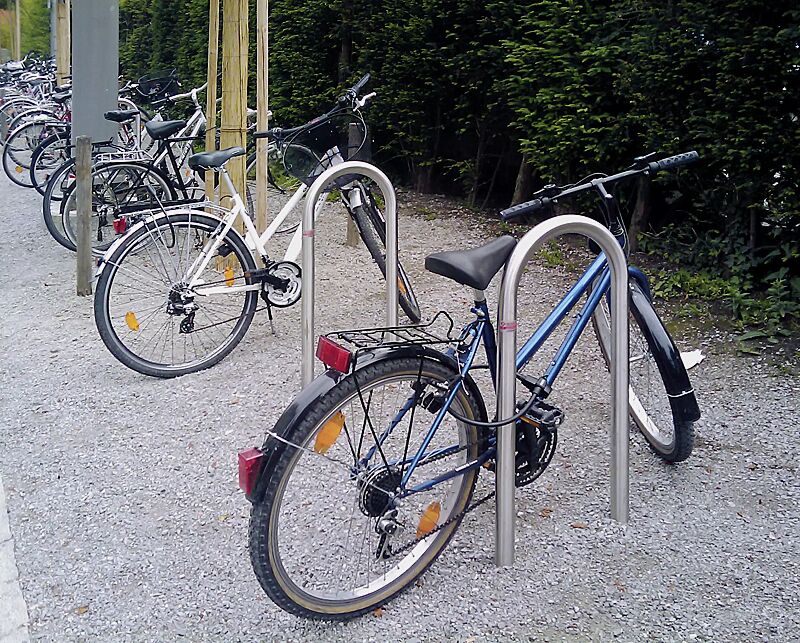 Anlehnbügel OKLAHOMA zum Einbetonieren, Edelstahl